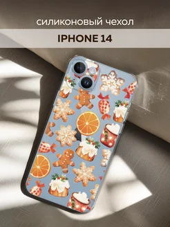 Новогодний чехол на iPhone 14