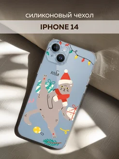 Новогодний чехол на iPhone 14