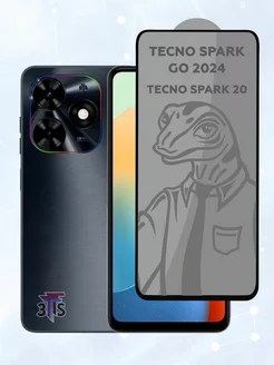 Защитное стекло для Tecno Spark Go 2024 на Tecno Spark 20