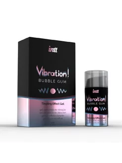 Жидкий гель Vibration! с эффектом вибрации Bubble Gum, 15мл