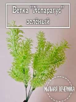 Искусственная зелень, ветка "Аспарагус" зелёный