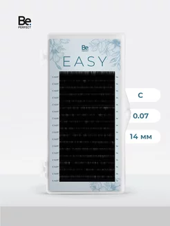 Ресницы для наращивания Easy 16 линий С, 0.07, 14 мм