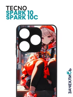 Чехол с рисунком на Tecno Spark 10 4G и Spark 10C