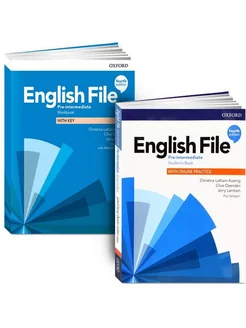 English File Pre-intermediate 4th edition. ПОЛНЫЙ КОМПЛЕКТ