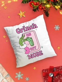 Новогодняя подушка Grinch Гринч New Year Новый год Рождество