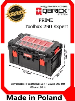 Ящик для инструментов PRIME Toolbox 250 Expert