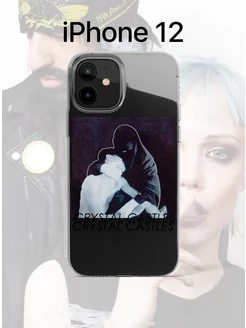 Чехол на iPhone 12 Crystal Castles, Кристал Кастлс