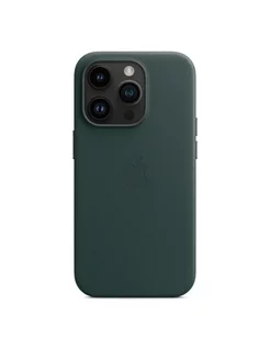 Чехол на iPhone 14 Pro Max Leather Case with MagSafe