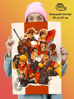 Постер Team Fortress 2 Тим Фортресс