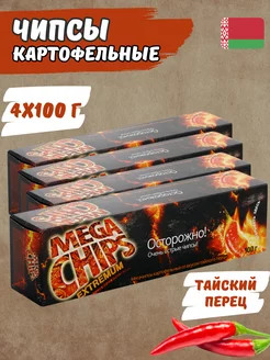 Чипсы картофельные Тайский перец 4 шт по 100 г