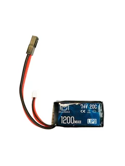 Аккумулятор Li-Po 7.4V 1200mah 20C PEQ AN-15