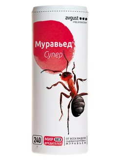 Avgust (Август) Муравьед Супер порошок от муравьев, 240 г