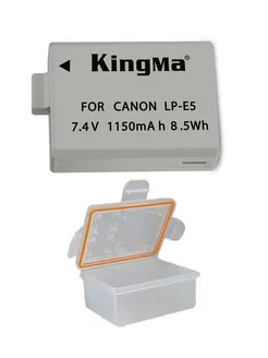 Аккумулятор 1150 mAh для камеры Canon с боксом для хранения