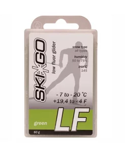 Низкофтористый парафин LF GREEN -7 -20, 60 г лыжный