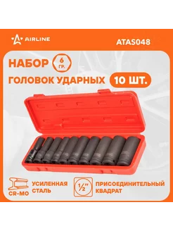 Набор головок ударн. 1 2" 78мм 10 пр. (10,12,13,14,17,18,19