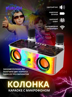 Bluetooth Колонка караоке с микрофоном