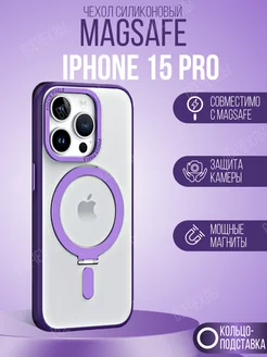 Чехол прозрачный с MagSafe на iPhone 15 Pro