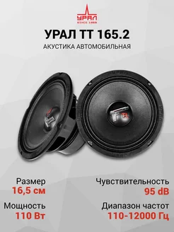 Динамики автомобильные Урал ТТ 165.2 (пара)