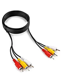 Кабель 3RCA-3RCA 1,8 м