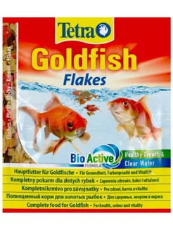 Корм для золотых рыбок Goldfish Flakes 12гр, хлопья