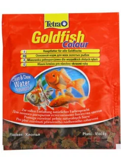 Корм для золотых рыбок Goldfish Colour 12гр, хлопья