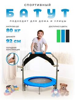 Батут с поручнем PLENY 36" BLUE