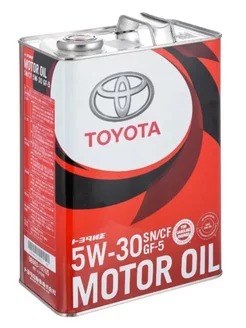 Моторное масло Тойота MOTOR OIL SP 5W-30 4л