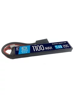 Аккумулятор Li-Po 7.4V 1100mah 20C Stick