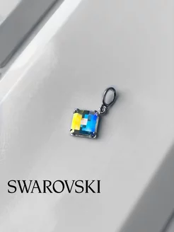 Ювелирная подвеска с кристаллом Swarovski из серебра 925