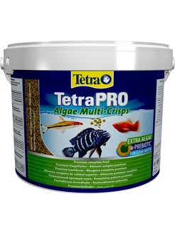 Корм для рыб TetraPRO Algae Multi-Crisps 10 л, со спирулиной