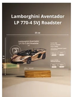 Картина Lamborghini Aventador SVJ