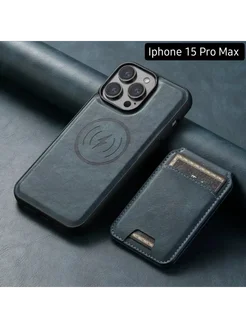 Чехол из Экокожи с Картхолдером на Iphone 15 Pro Max