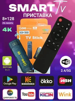 Смарт ТВ приставка TV Box 4K ultra HD