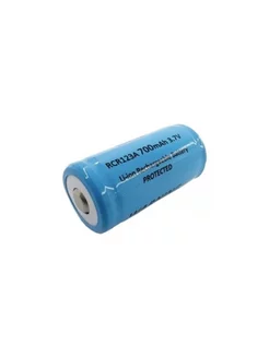 Аккумулятор Li-Ion Battery 16340 (RCR123A) 3.7V 700mah