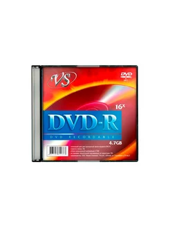 Диск DVD-R 4.7 GB 16x Slim 5 шт