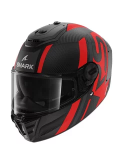 Шлем SPARTAN RS CARBON SHAWN MAT Black Anthracite Red M