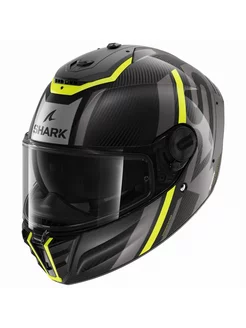 Шлем SPARTAN RS CARBON SHAWN Black Yellow Antracite M