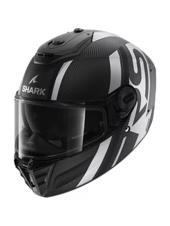 Шлем SPARTAN RS CARBON SHAWN MAT Black Silver M