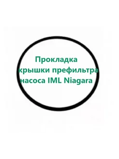 Прокладка крышки префильтра насоса IML Niagara