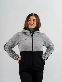 Кофта спортивная FLEECE JACKET WOS флисовая с капюшоном