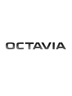 Эмблема надпись Octavia