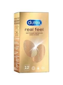 Презервативы Дюрекс Real Feel, 12 штук