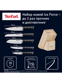 Набор кухонных ножей Ice Force K232S574, с блоком