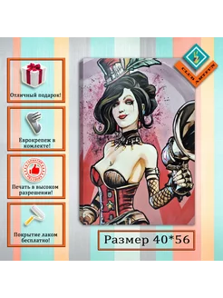 Картина на холсте интерьерная на стену Borderlands 40х56