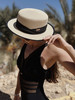 Шляпа пляжная летняя с полями канотье бренд KANOT'YE продавец Продавец № 3957808