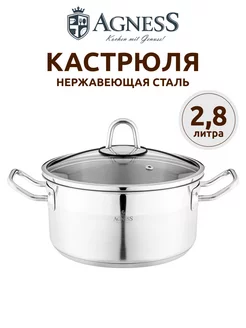 Кастрюля для индукционной плиты 2,8 л