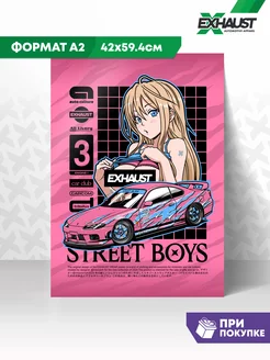 Постер А2 плакат на стену STREET BOYS