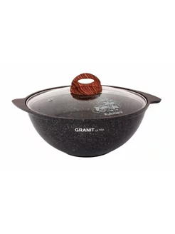 Казан со стеклянной крышкой Granit ultra original, 3.5л