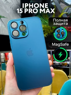 Чехол на iphone 15 PRO MAX стеклянный