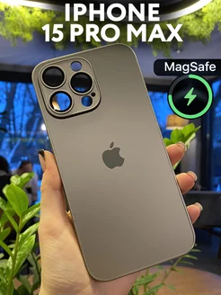 Чехол на iphone 15 PRO MAX стеклянный